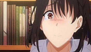 Toshoshitsu no Kanojo Seiso na Kimi ga Ochiru made The Animation 02