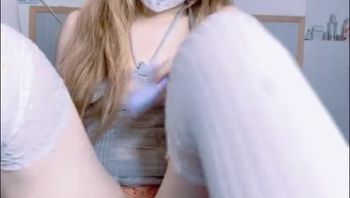 A fan gave me a small remote control toy Do you want to manipulate it to make me orgasm