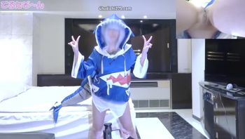 FC2 PPV 4570610 スリム太ももデカびらちゃんでホ■ENのガウルグラちゃん！サメちゃんでビラビラ细バイブずっぽずぽでオナニー编_1
