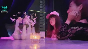 紫色微醺之夜 信义区酒吧 猎男实况 开房混交内射