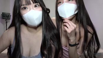 【ガチ生粋の童贞ハーレム3P】巨乳らきちゃん りさちゃんWハーレムご奉仕。ここが楽园ですか…?1