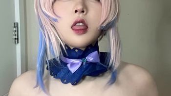 #自慰#跳蛋#cos#原神#心海#花嫁#揉胸#粉毛#cosplay #定制视频 原神启动 主频道最全搜