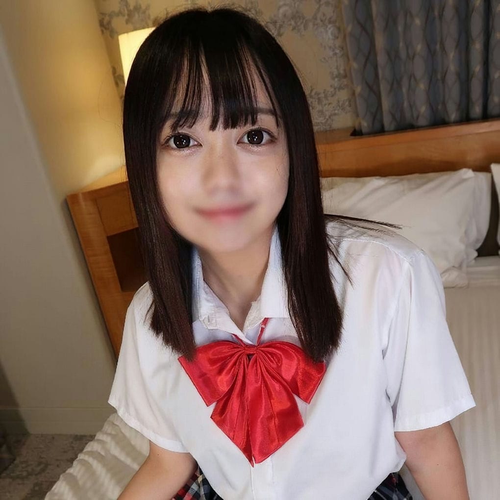 <无修正>Hcupグラビア级ネ申乳制服姿でこんなに乱れちゃってエロすぎ。マン汁ぐちゃぐちゃになってるマンコに浓厚中出し！
