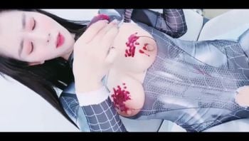 蜘蛛侠美女滴蜡自慰白浆横流