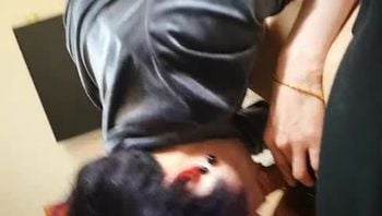露脸熟女给口