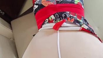 开着门操母狗少妇，还说有人上来就一起操，没见过这么骚的